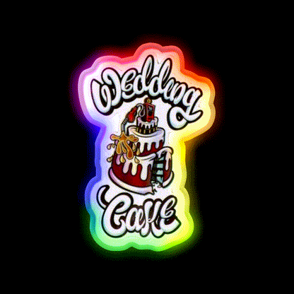 Wedding Cake Weed Hemp Inspired Green Leaf Led Neon Sign Rgb Color