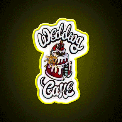 Wedding Cake Weed Hemp Inspired Green Leaf Led Neon Sign Rgb Color