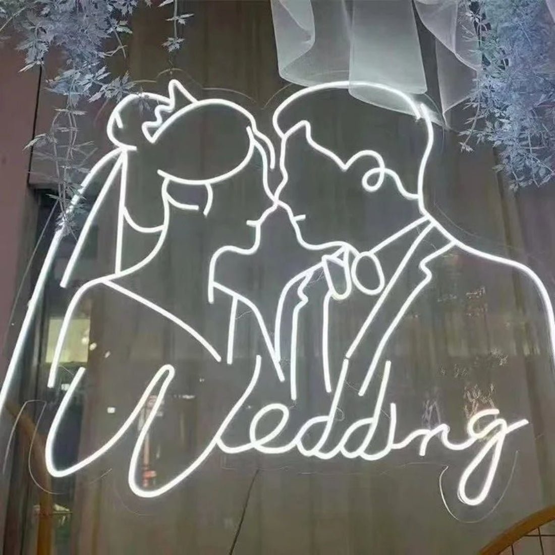 Wedding Couple Love Neon Signs Neon Lights Led Neon Signs - Shineneon