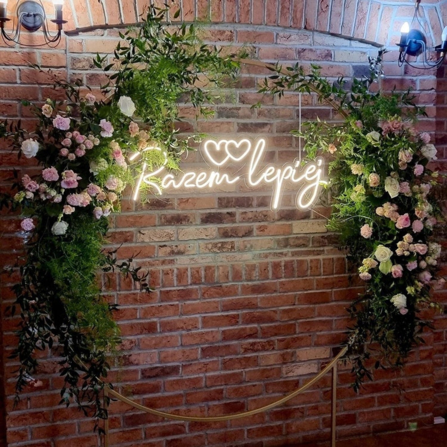 Wedding Led Neon Sign With Hearts And Your Names | Shineneon