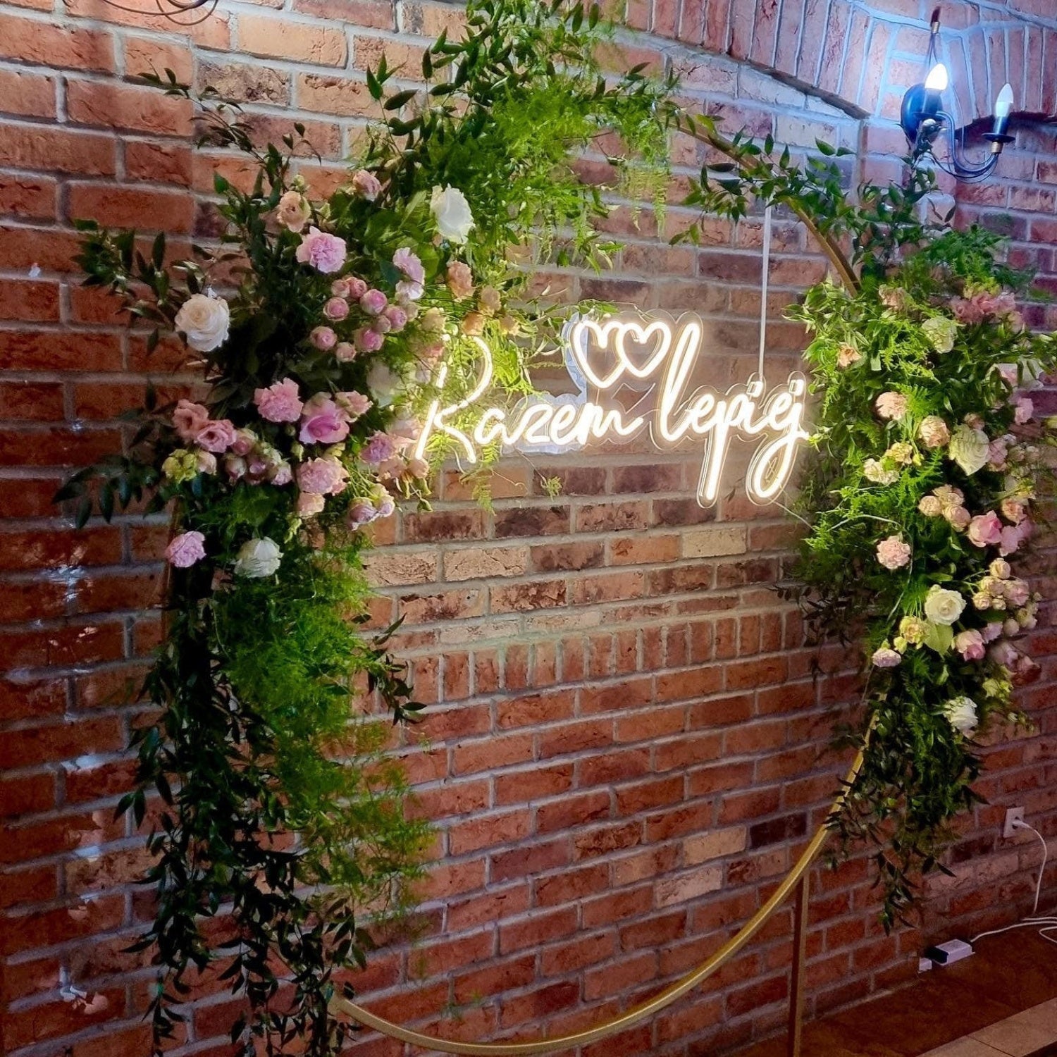 Wedding Led Neon Sign With Hearts And Your Names | Shineneon