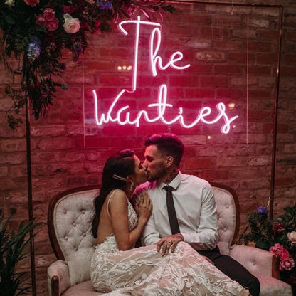 Wedding Led Neon Sign With Your Family Name Two Lines | Shineneon