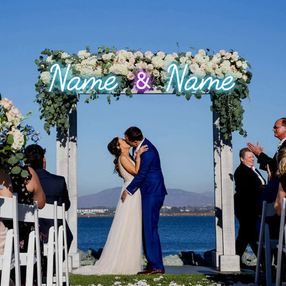 Wedding Led Neon Sign With Your First Names | Shineneon