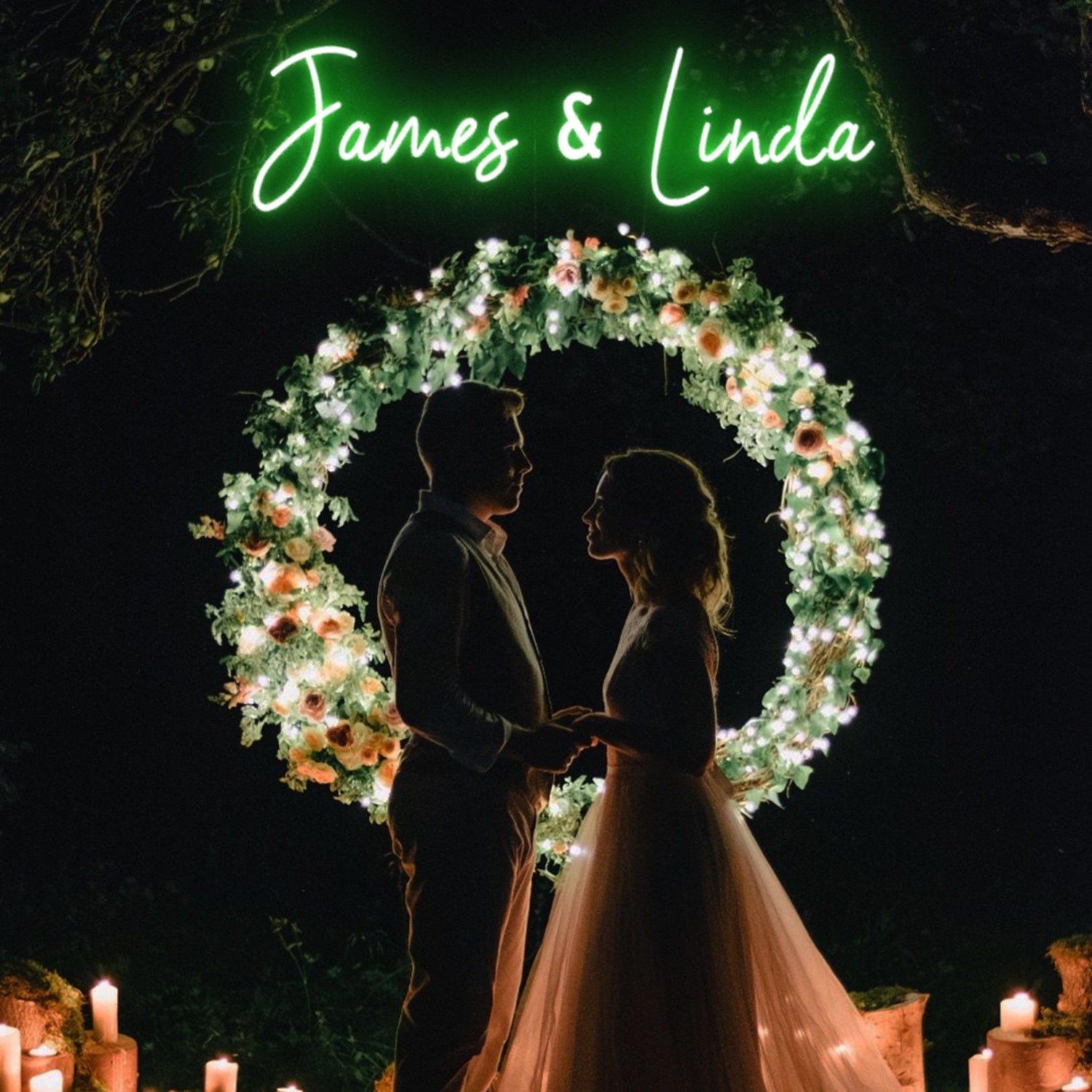 Wedding Led Neon Sign With Your First Names | Shineneon