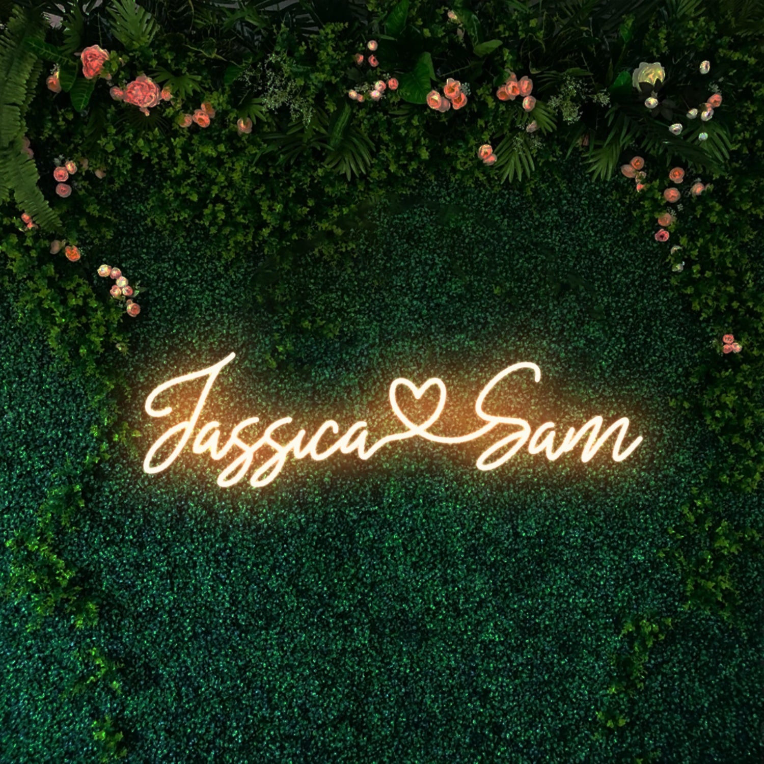 Wedding Led Neon Sign With Your First Names And Love | Shineneon