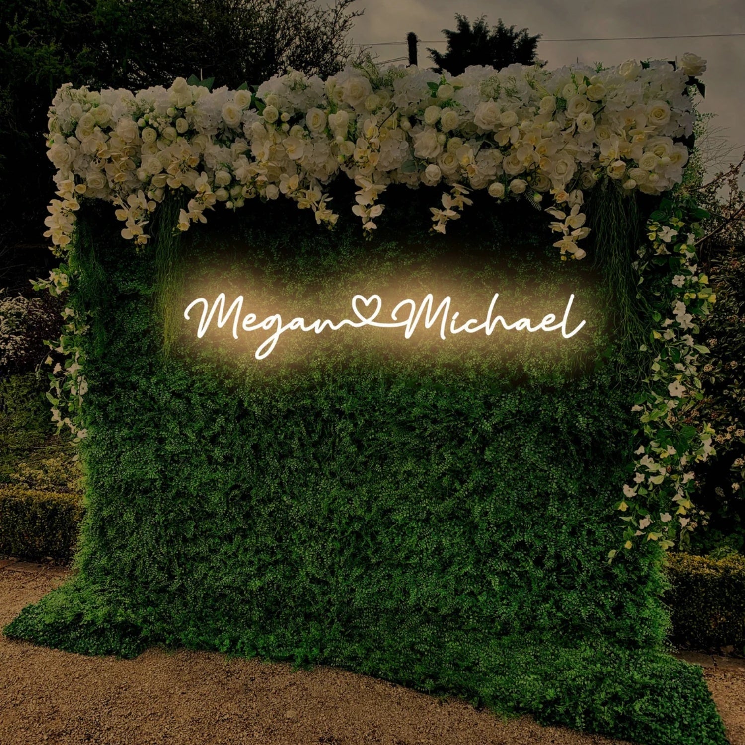 Wedding Led Neon Sign With Your First Names And Love | Shineneon