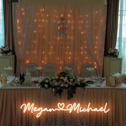Wedding Led Neon Sign With Your First Names And Love | Shineneon