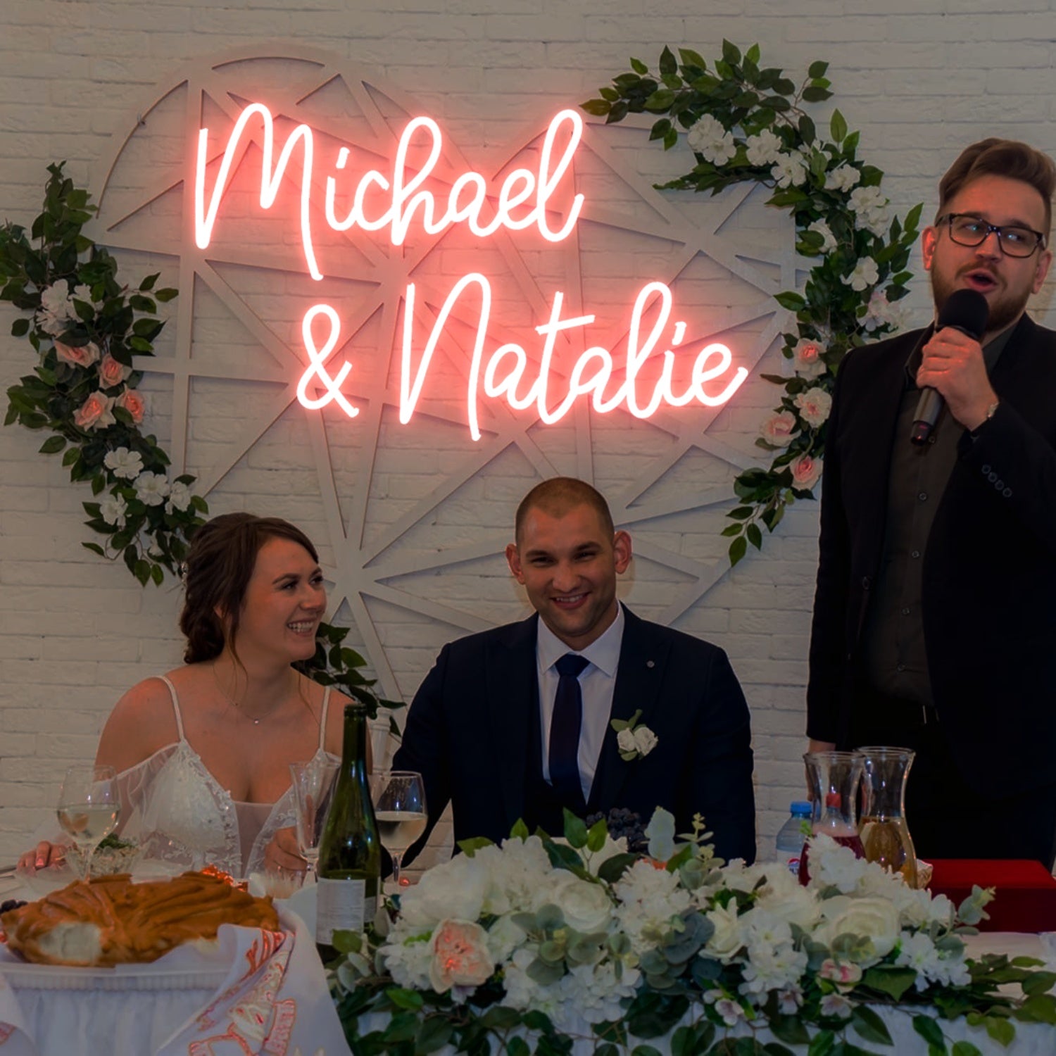 Wedding Led Neon Sign With Your First Names Two Lines | Shineneon