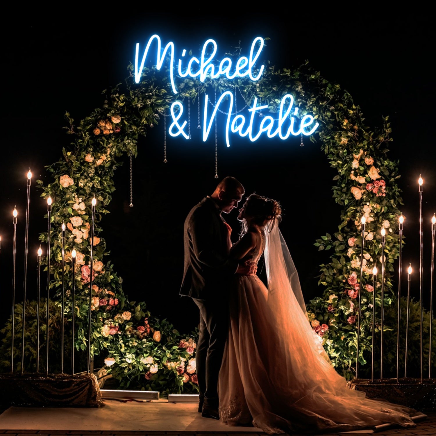 Wedding Led Neon Sign With Your First Names Two Lines | Shineneon