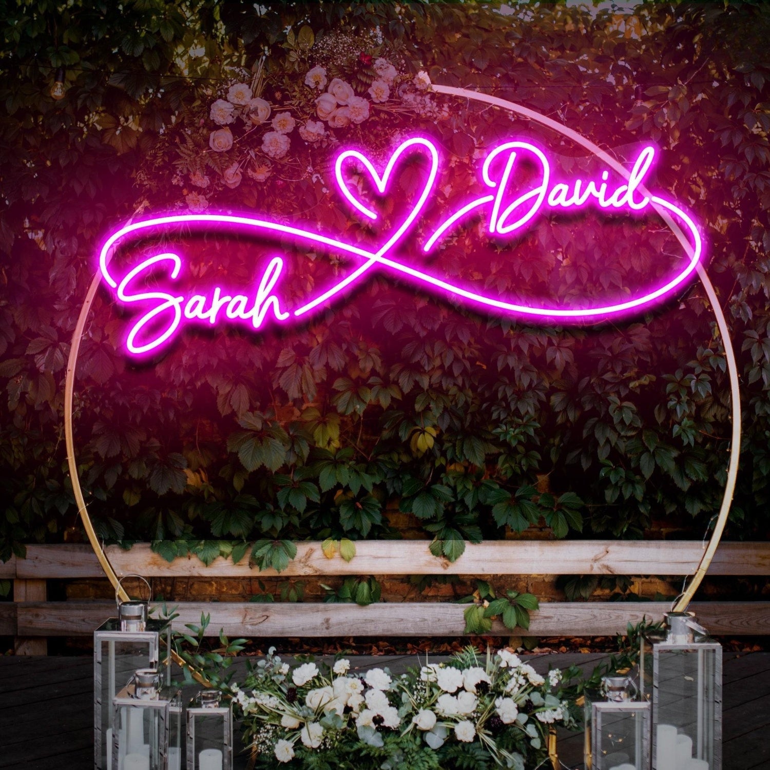 Wedding Led Neon Sign With Your Names | Shineneon