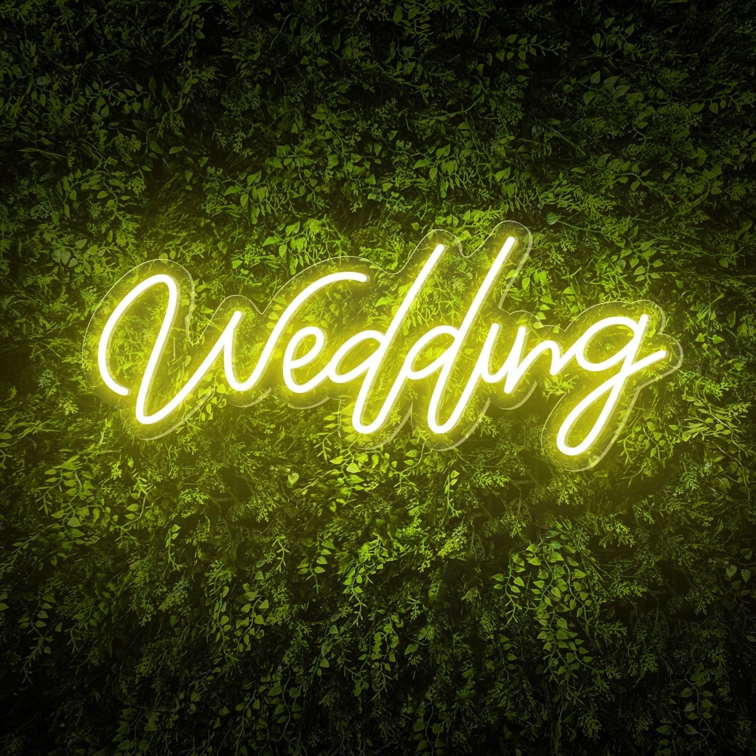 Wedding White Led Neon Sign For Greenery Wall Backdrop | Shineneon