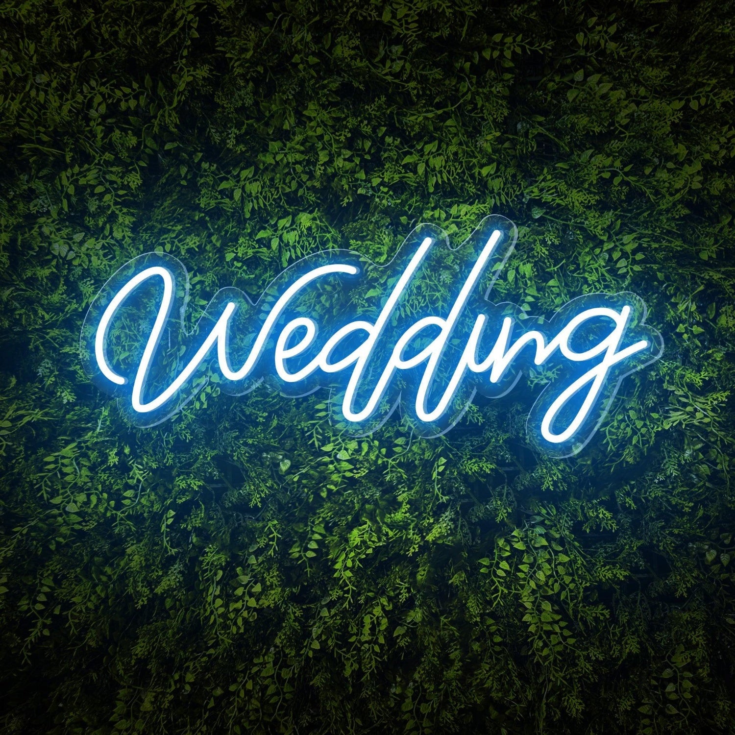 Wedding White Led Neon Sign For Greenery Wall Backdrop | Shineneon