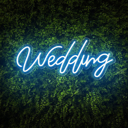 Wedding White Led Neon Sign For Greenery Wall Backdrop | Shineneon