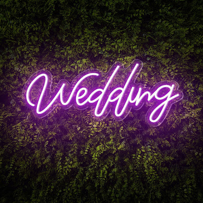 Wedding White Led Neon Sign For Greenery Wall Backdrop | Shineneon