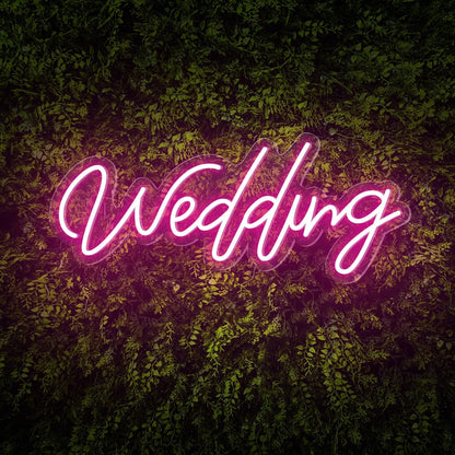 Wedding White Led Neon Sign For Greenery Wall Backdrop | Shineneon