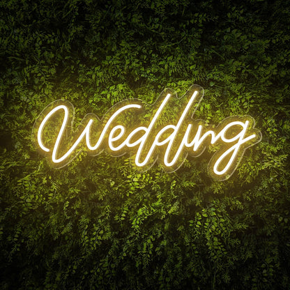 Wedding White Led Neon Sign For Greenery Wall Backdrop | Shineneon