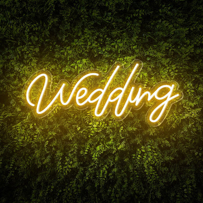 Wedding White Led Neon Sign For Greenery Wall Backdrop | Shineneon