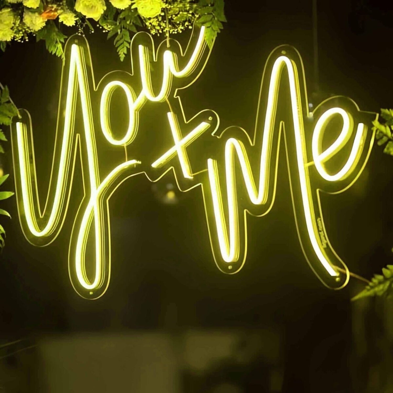 Wedding You And Me Neon Sign For Reception | Shineneon