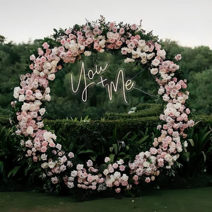 Wedding You And Me Neon Sign For Reception | Shineneon