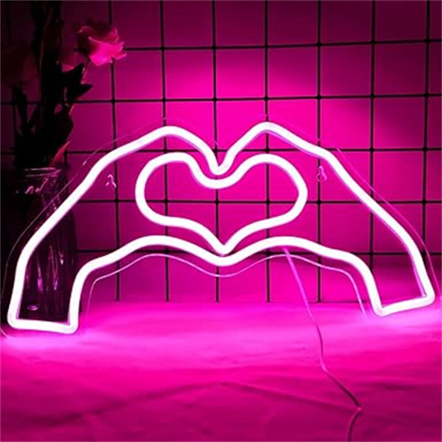 Weddings To Cozy Nights With Hand To Heart Led Neon Light | Shineneon