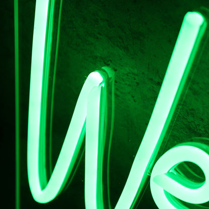 Wednesdays Green Led Neon Sign - Shineneon