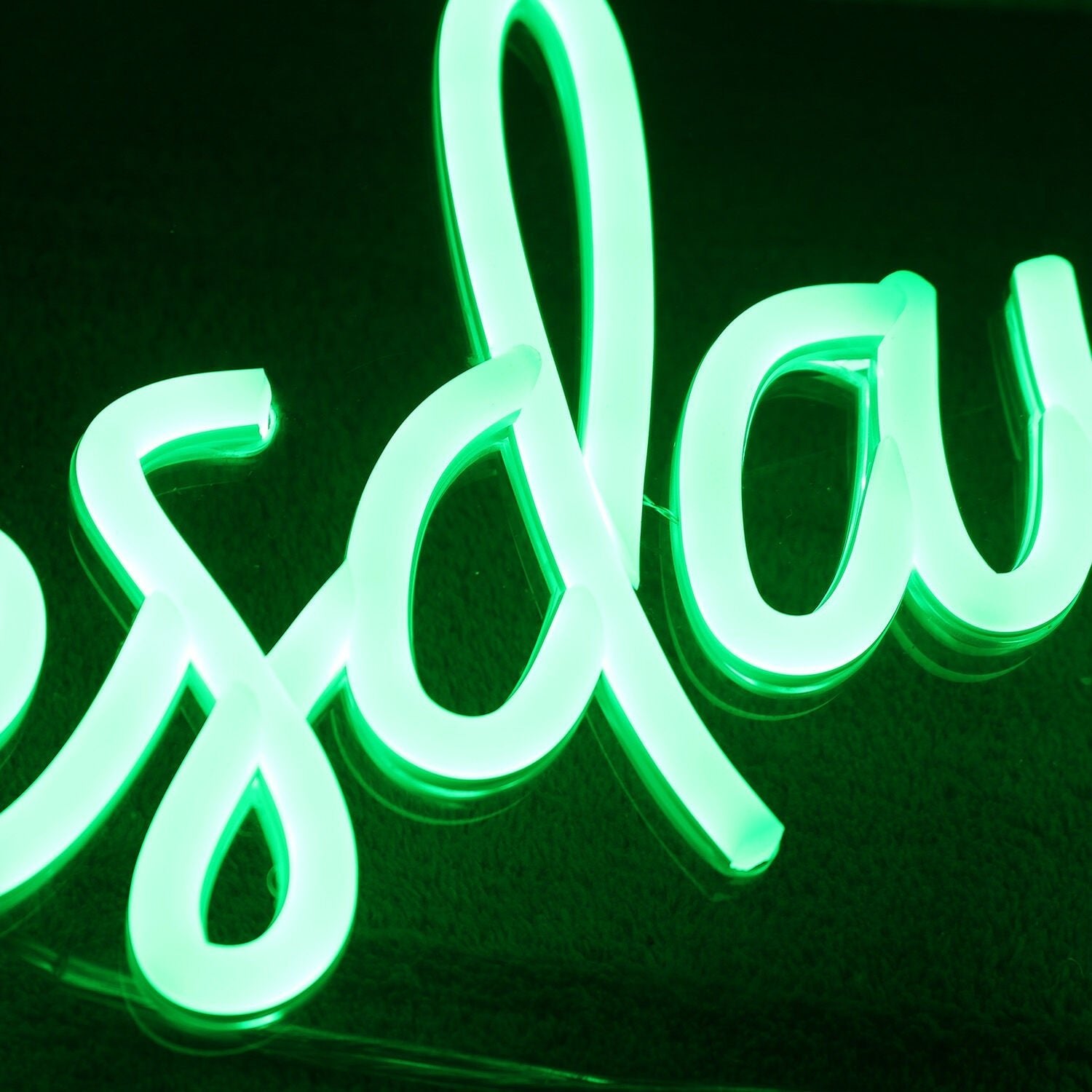Wednesdays Green Led Neon Sign - Shineneon