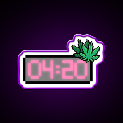 Weed Appointment Hemp Inspired Green Leaf Led Neon Sign Rgb Color - LED neon sign view 9