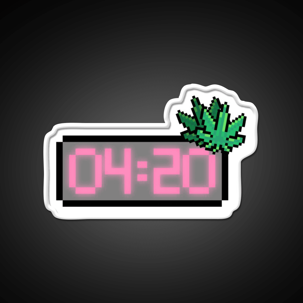 Weed Appointment Hemp Inspired Green Leaf Led Neon Sign Rgb Color - Shineneon