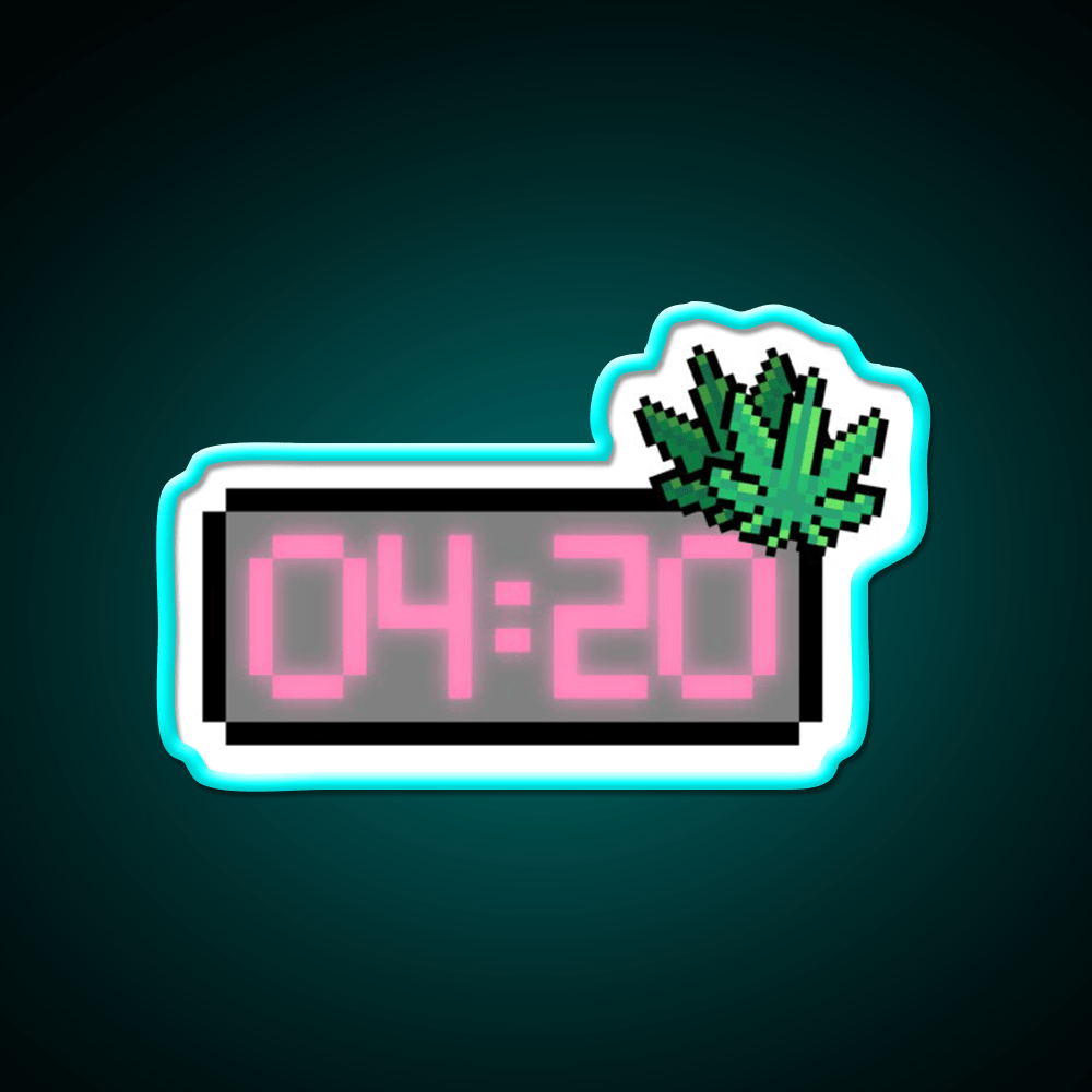 Weed Appointment Hemp Inspired Green Leaf Led Neon Sign Rgb Color - Shineneon