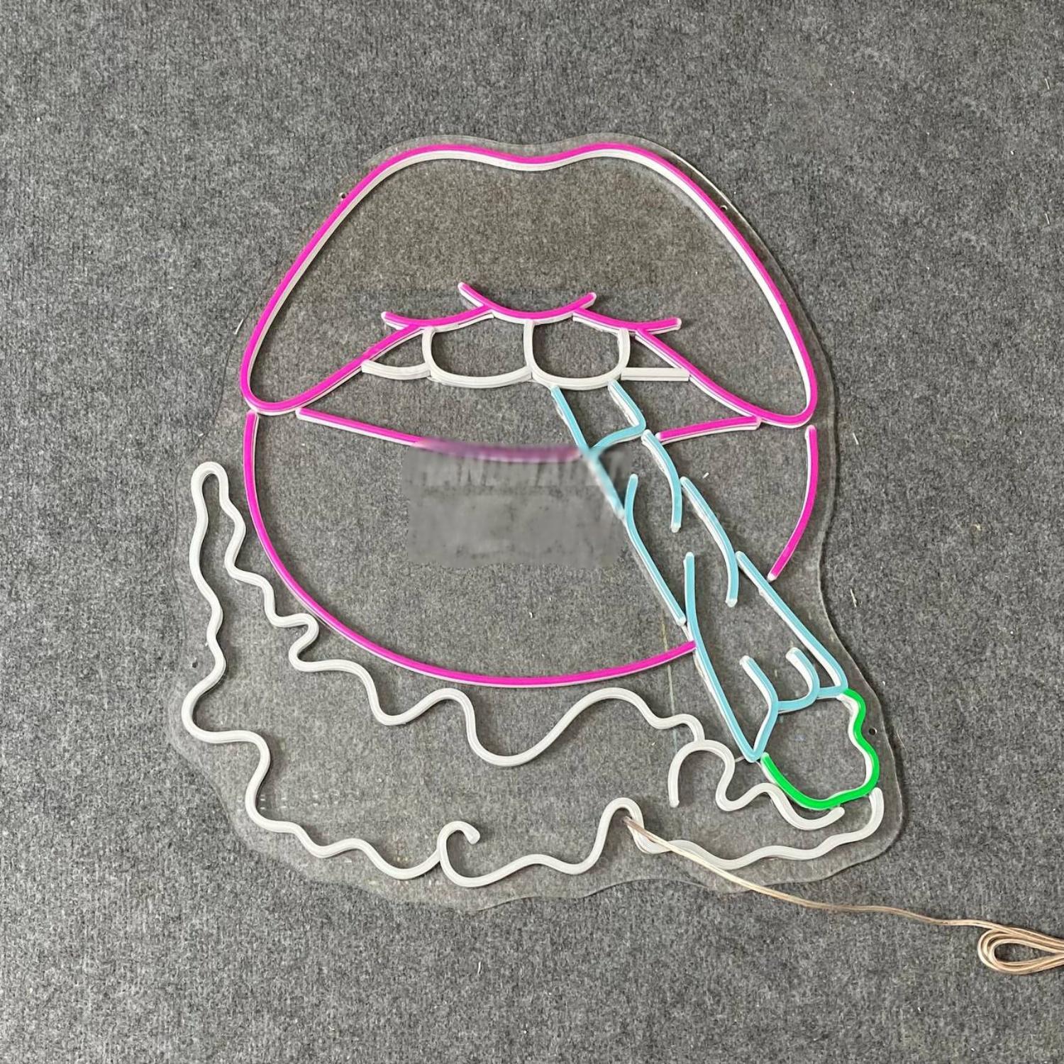 Weed Lips Led Neon Sign | Shineneon
