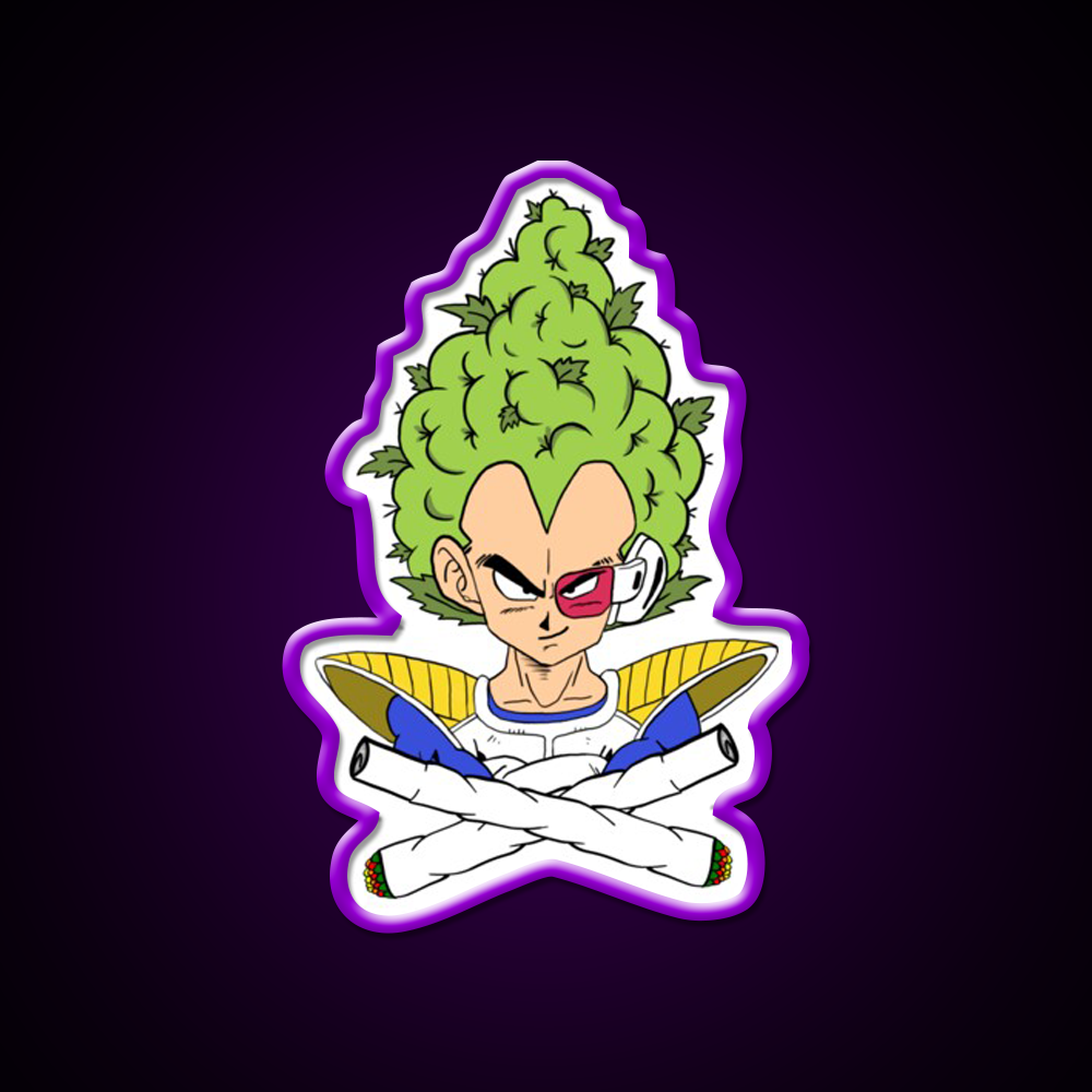 Weed Vegeta Hemp Inspired Green Leaf Led Neon Sign Rgb Color - LED neon sign view 9