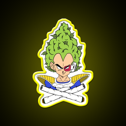 Weed Vegeta Hemp Inspired Green Leaf Led Neon Sign Rgb Color - LED neon sign view 7