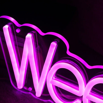 Weed Water Purple Custom Led Neon Sign - Shineneon