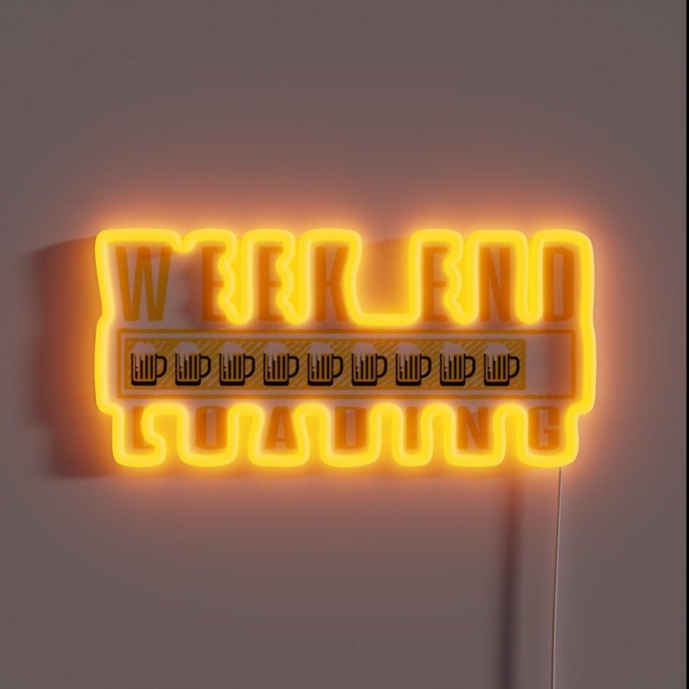 Weekend Beer Rgb Led Neon Sign - Shineneon