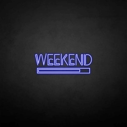 Weekend Led Neon Sign - Shineneon