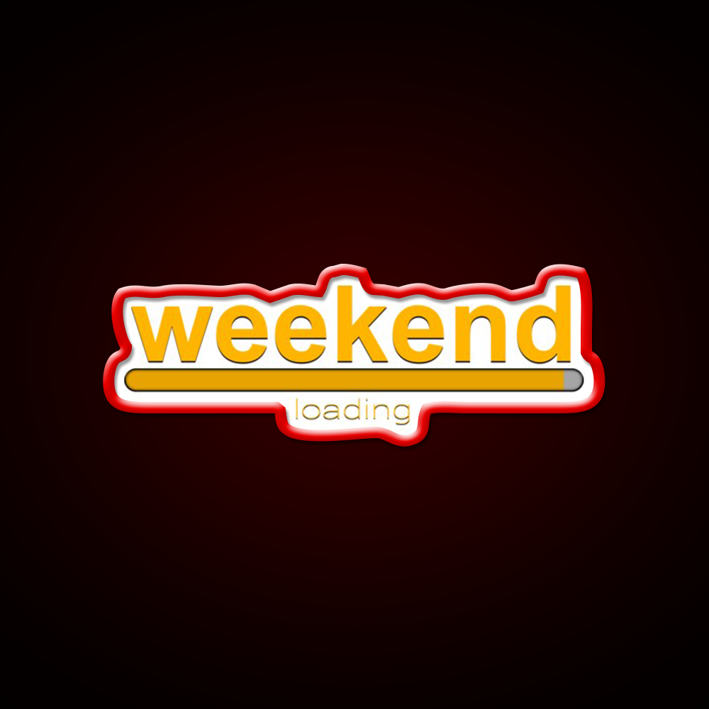 Weekend Loading Loading Bar Man Cave Bar Led Neon Sign Rgb Color