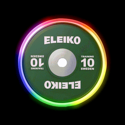 Weightlifting 10Kg Plate Gym Fitness Led Neon Sign Rgb Color