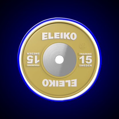 Weightlifting 15Kg Plate Gym Fitness Led Neon Sign Rgb Color