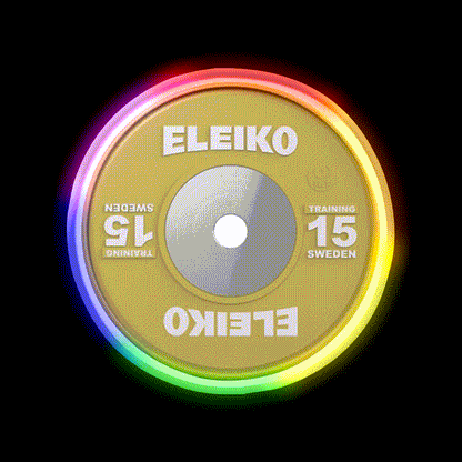 Weightlifting 15Kg Plate Gym Fitness Led Neon Sign Rgb Color