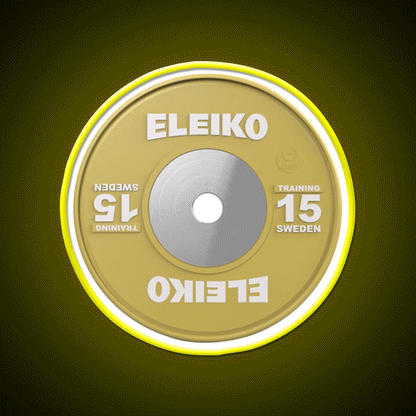 Weightlifting 15Kg Plate Gym Fitness Led Neon Sign Rgb Color