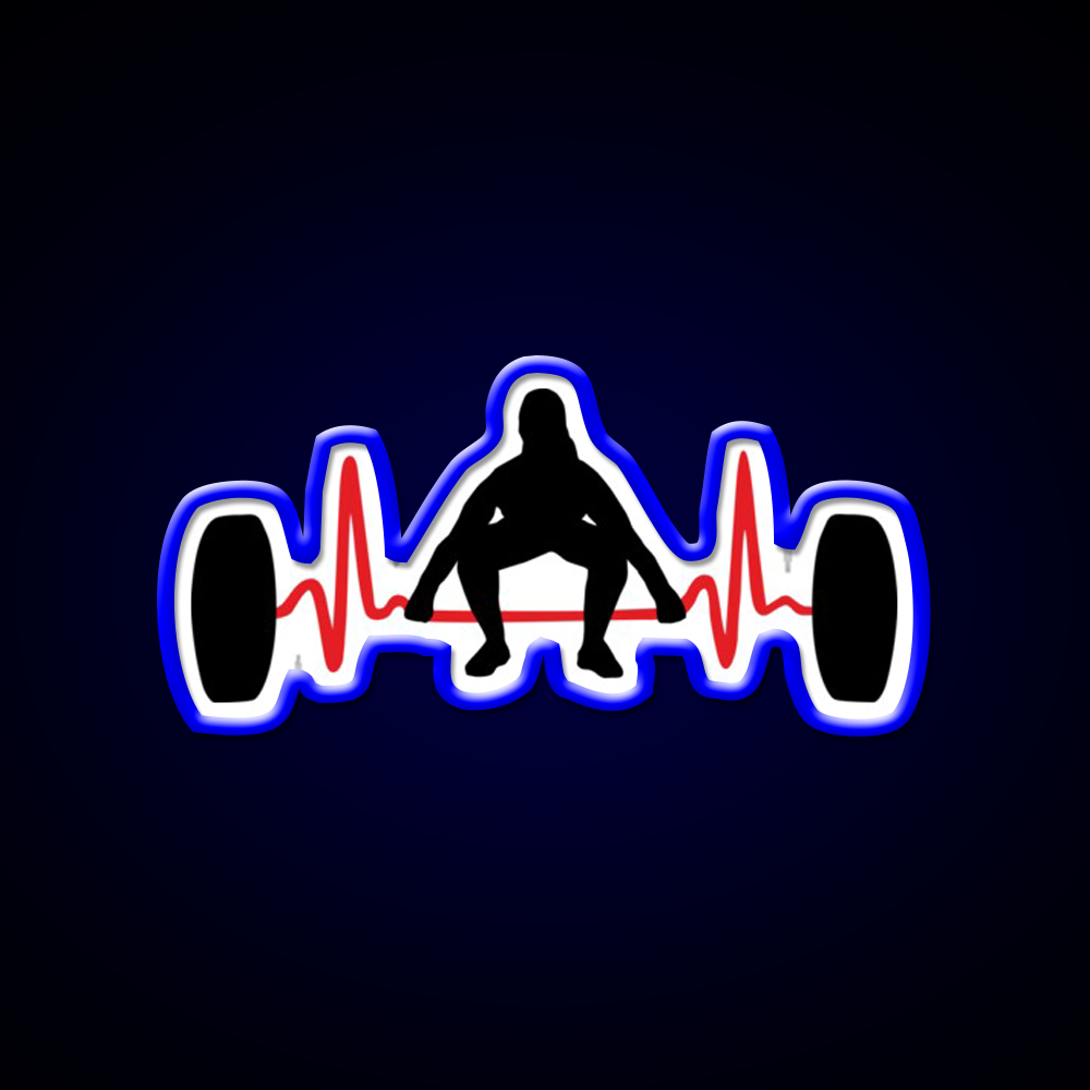 Weightlifting Woman Gym Fitness Led Neon Sign Rgb Color