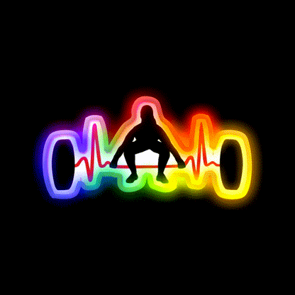 Weightlifting Woman Gym Fitness Led Neon Sign Rgb Color