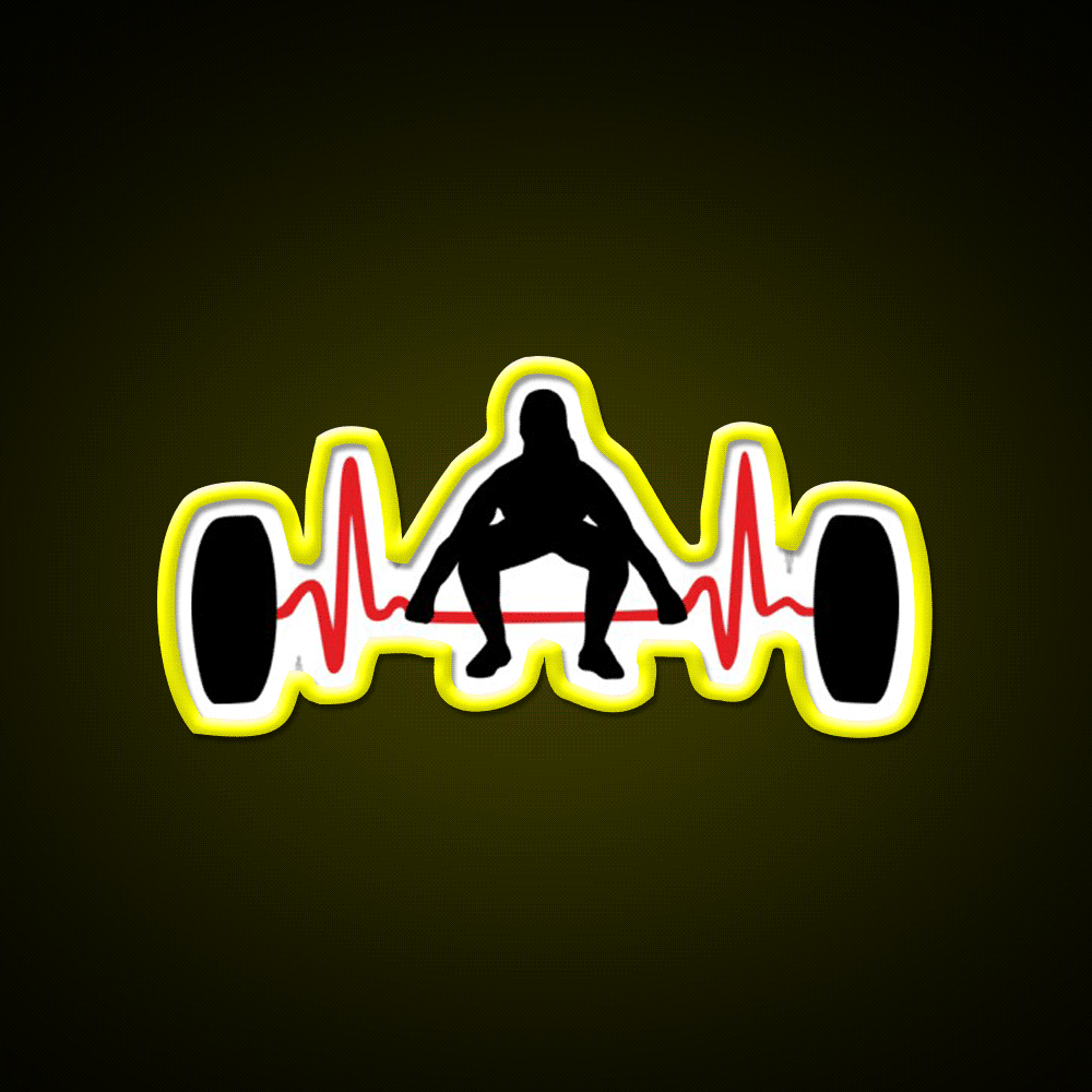 Weightlifting Woman Gym Fitness Led Neon Sign Rgb Color