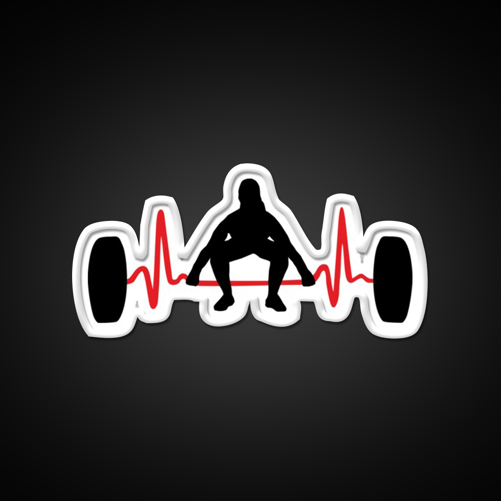 Weightlifting Woman Gym Fitness Led Neon Sign Rgb Color