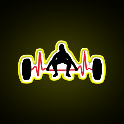 Weightlifting Woman Gym Fitness Led Neon Sign Rgb Color