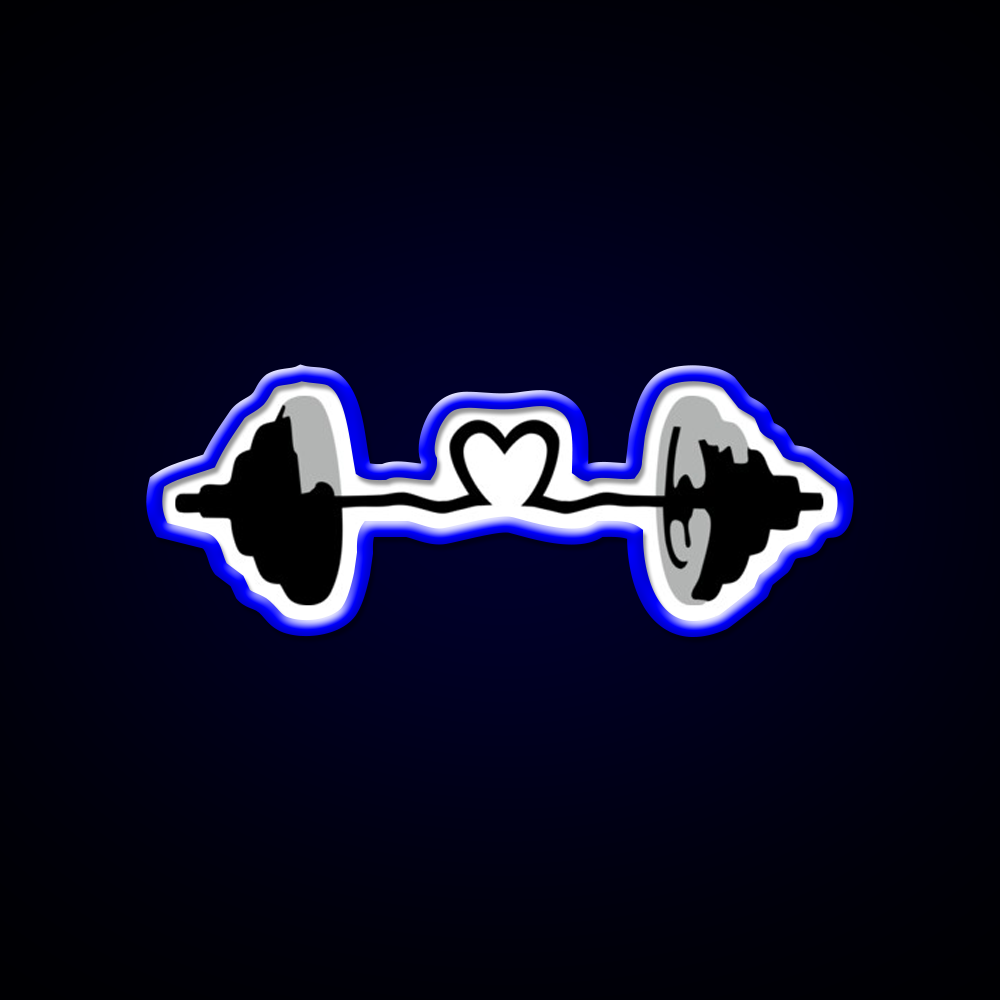 Weights Barbell Muscles Gym Fitness Led Neon Sign Rgb Color