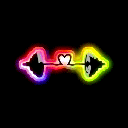 Weights Barbell Muscles Gym Fitness Led Neon Sign Rgb Color