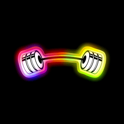 Weights Gym Fitness Led Neon Sign Rgb Color