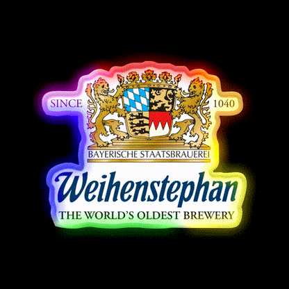 Weihenstephan Brewery Beer Bar Decor Led Neon Sign Rgb Color - LED neon sign close-up detail