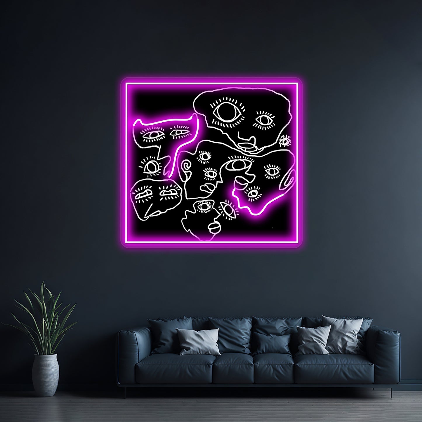 Weird Lookin Dudes Wall Artwork Neon Signs